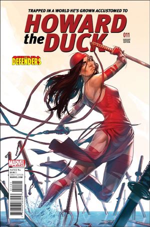 Howard the Duck (2016) issue 11-B  Jamal Campbell Defenders Cover