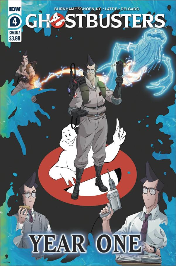 Ghostbusters: Year One issue 4 Dan Schoening Blue Slime Cover