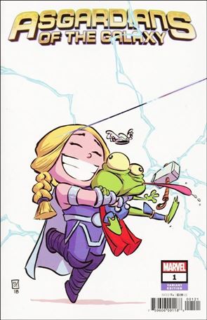 Asgardians of the Galaxy issue 1-B Skottie Young Cover