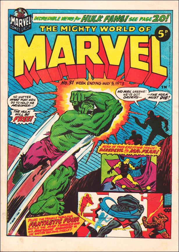 Mighty World of Marvel (UK) (1972) issue 31