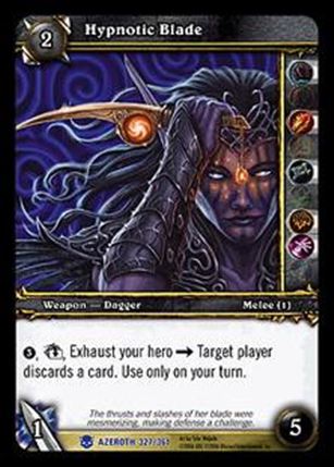 World of Warcraft: Heroes of Azeroth (Base Set) card 327 Hypnotic Blade