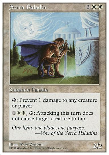 Magic the Gathering: 5th Edition (Base Set) card 61 Serra Paladin
