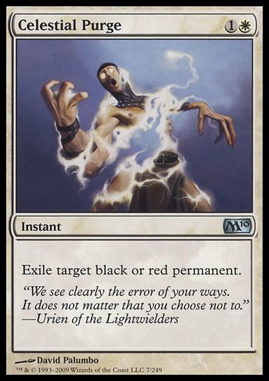 Magic the Gathering: 2010 Core Set (Base Set) card 7 Celestial Purge