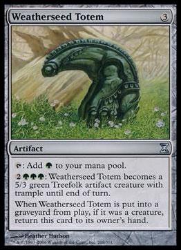 Magic the Gathering: Time Spiral (Base Set) card 268 Weatherseed Totem