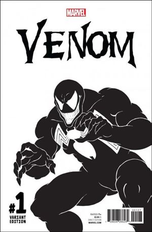 Venom (2017) issue 1-H Todd McFarlane 1:Store Black and White Cover