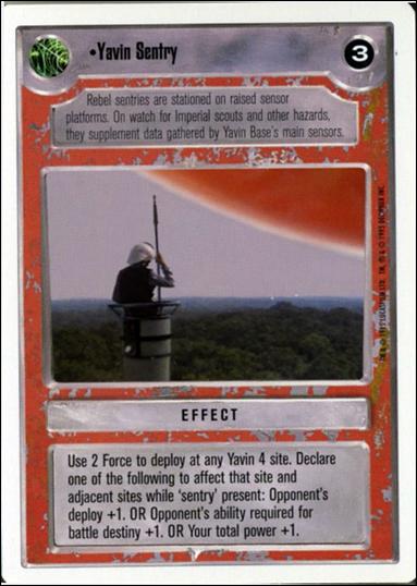 Star Wars: Premiere Unlimited (Base Set) card 225 Yavin Sentry