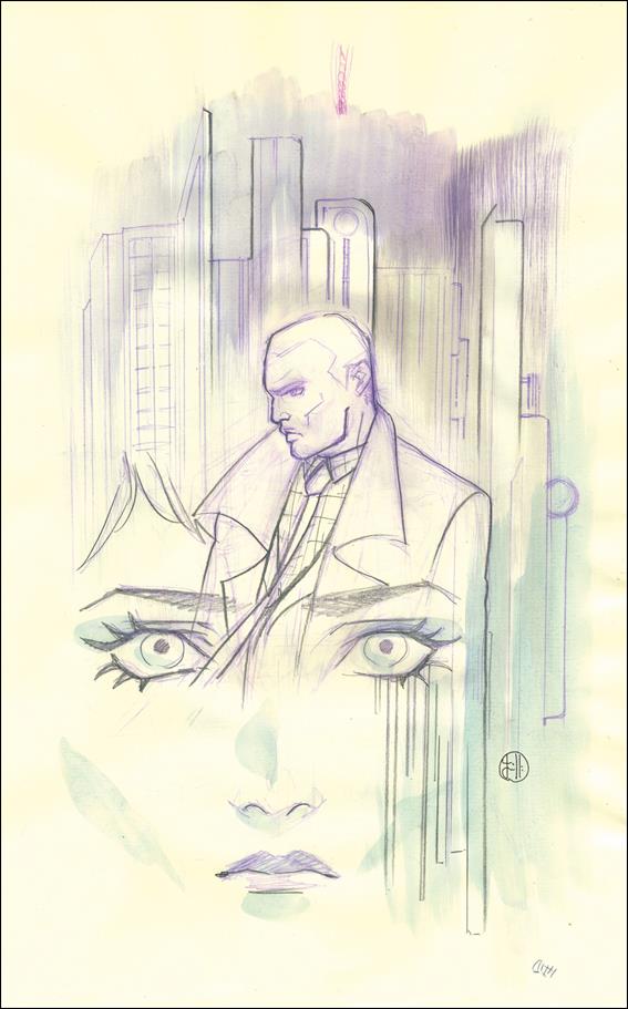 Blade Runner Origins issue 1-H Peach Momoko Virgin Sketch Cover