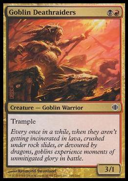 Magic the Gathering: Shards of Alara (Base Set) card 169 Goblin Deathraiders