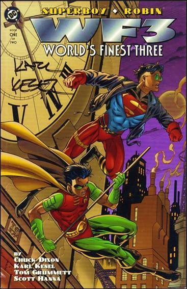 Superboy/Robin: World's Finest Three issue 1-B DF (Signed by Karl Kesel) 1/x