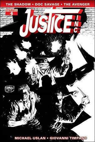Justice, Inc. (2014) issue 6-E Gabriel Hardman 1:10 Black & White Cover