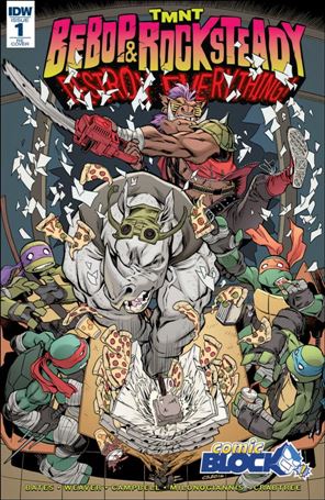 Teenage Mutant Ninja Turtles Bebop & Rocksteady Destroy Everything issue 1-G Cory Smith Comic Block Cover