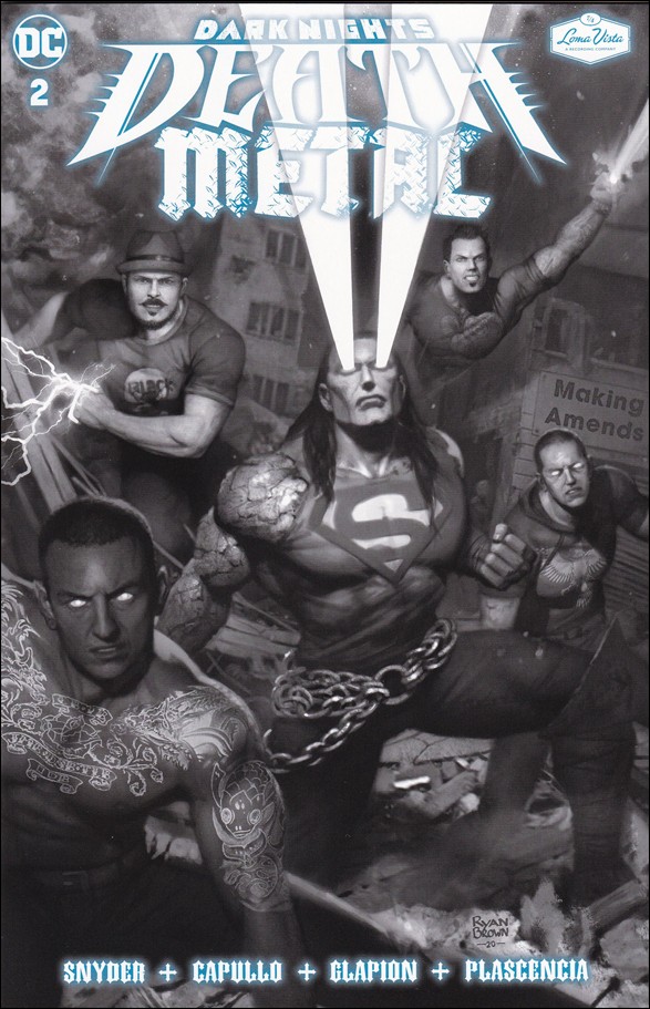 Dark Nights: Death Metal issue 2-NA Ryan Brown Loma Vista Cardstock Cover (2nd Print)