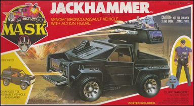 M.A.S.K.  (Vehicle and Figure Sets) figure 7 Jackhammer (w/Cliff Dagger)