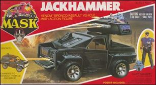 M.A.S.K.  (Vehicle and Figure Sets) figure 7 Jackhammer (w/Cliff Dagger)
