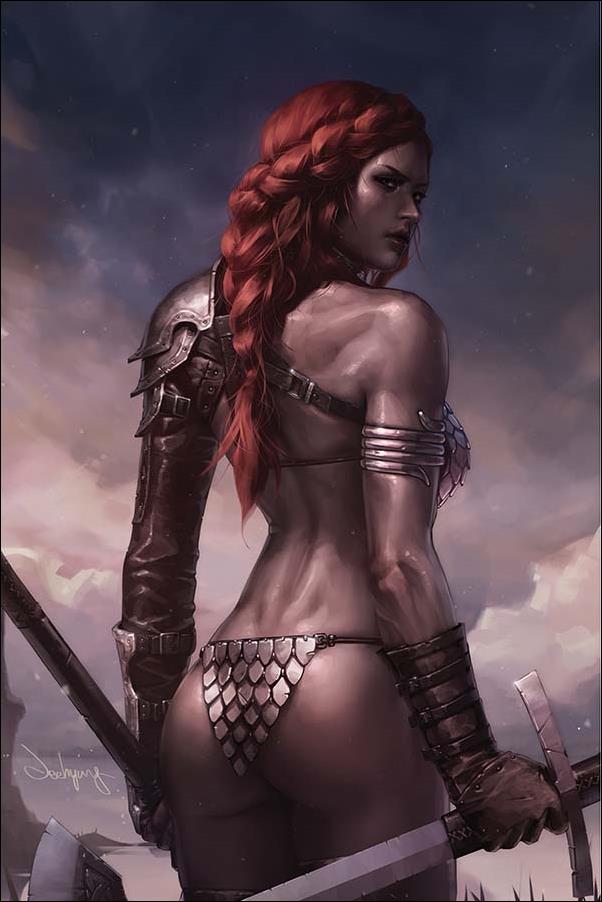 Red Sonja: Birth of the She-Devil issue 1-K Jee-Hyung Lee Frankie's Comics Cover