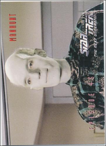 Star Trek: The Next Generation - The Episode Collection Season Two (Base Set) card 191 Manhunt, Episode 45B