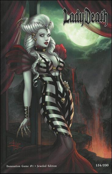 Lady Death: Damnation Game issue 1-B Jeweled Edition 1/200