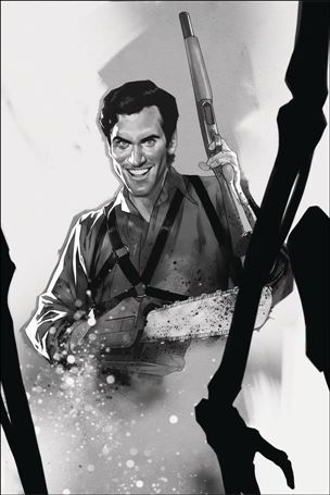 Death to the Army of Darkness issue 5-H Ben Oliver 1:15 Black & White Virgin Cover