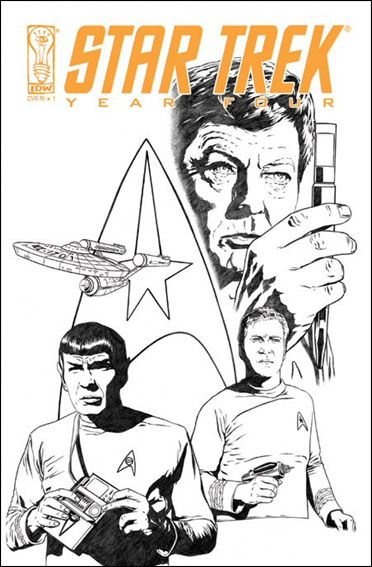 Star Trek: Year Four issue 1-C Joe Corroney 1:10 Sketch Cover