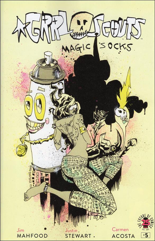 Grrl Scouts: Magic Socks issue 5 Jim Mahfood Cover