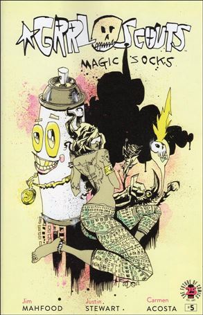 Grrl Scouts: Magic Socks issue 5 Jim Mahfood Cover