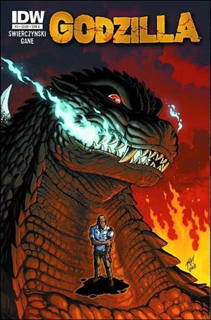 Godzilla (2012) issue 2-B Matt Frank Cover