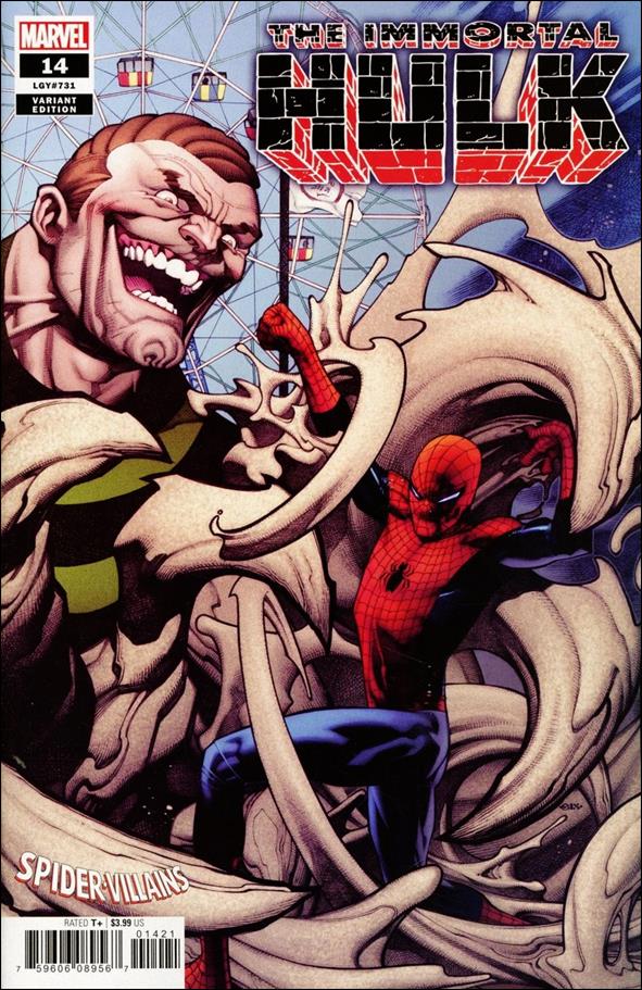 Immortal Hulk issue 14-B Chris Stevens "Spider-Villains" Cover