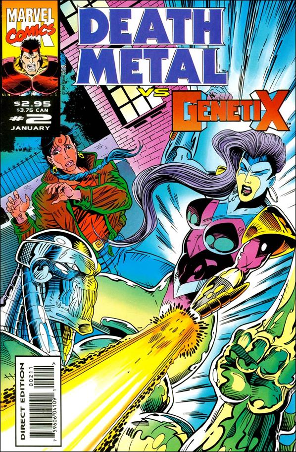Death Metal vs Genetix (UK) issue 2-B Unbagged Wraparound Cover
