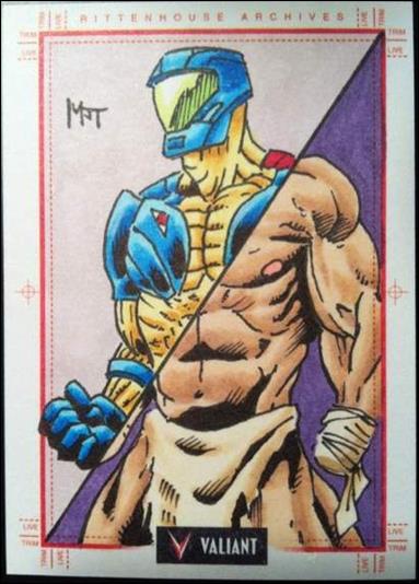 2013 Valiant Comics Preview Trading Card Set (Sketch Card Subset) card MJT-01
