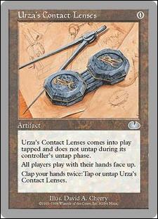 Magic the Gathering: Unglued (Base Set) card 82 Urza's Contact Lenses