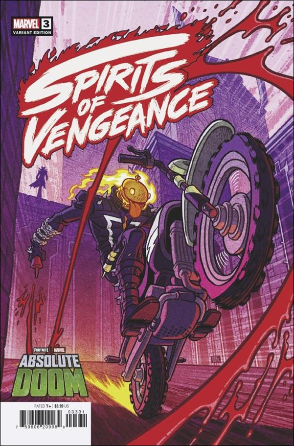 Spirits of Vengeance (2024) issue 3-B Afu Chan Marvel Fortnite Ghost Ri-Durr Cover