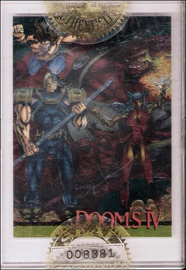 Wizard: Image Series 3 (Promo) card 8-B Doom's IV (Gold Foil Sealed and Numbered)