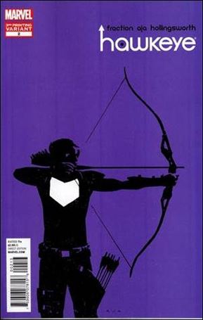 Hawkeye (2012) issue 2-C Purple Cover (3rd Printing)