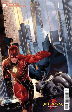 Titans (2023) issue 2-D Edwin Galmon The Flash Movie Cardstock Cover