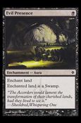 Magic the Gathering: New Phyrexia card 60 Evil Presence