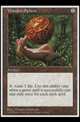 Magic the Gathering: 5th Edition (Base Set) card 409 Wooden Sphere