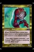 Magic the Gathering: Planeshift (Base Set) card 110 Horned Kavu