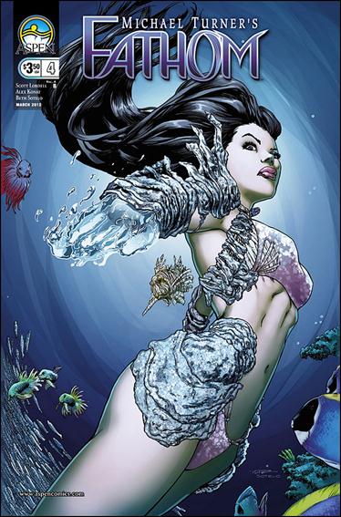 Michael Turner's Fathom (2011) issue 4-B Tony Parker Cover