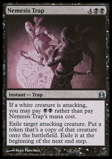 Magic the Gathering: Commander (Base Set) card 91 Nemesis Trap