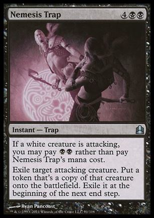 Magic the Gathering: Commander (Base Set) card 91 Nemesis Trap