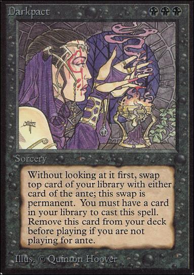 Magic the Gathering: Limited Edition Alpha (Base Set) card 99 Darkpact