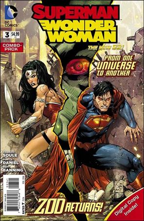 Superman/Wonder Woman issue 3-C Unbagged Tony Daniel Cover Combo Pack