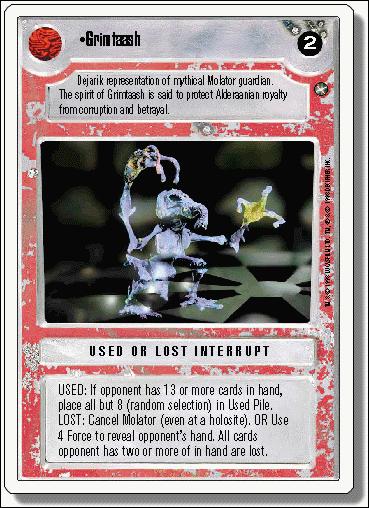 Star Wars: A New Hope Revised (Base Set) card 140 Grimtaash