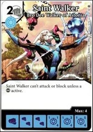 DC Comics Dice Masters War of Light card 65 Saint Walker: Bro'Dee Walker of Astonia