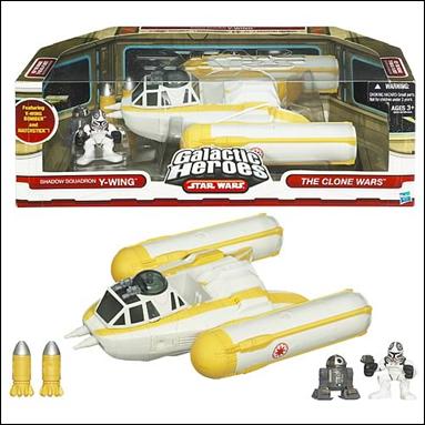 Star Wars: Galactic Heroes Cinema Scenes figure 32 Shadow Squadron Y-Wing Bomber
