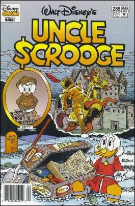 Walt Disney's Uncle Scrooge issue 285-B Marvel Cover