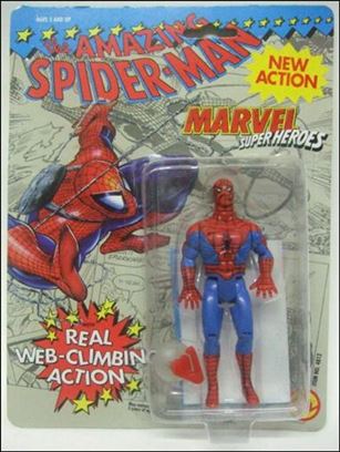 Marvel Super Heroes (Series 2) figure 4 Spider-Man (Real Web-Climbing Action)