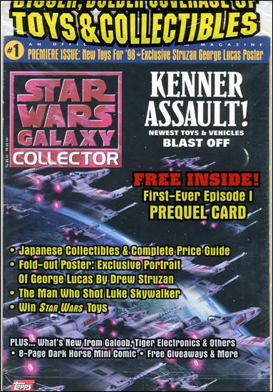 Star Wars Galaxy Collector issue 1 Polybagged w/ Promo Cards and Poster