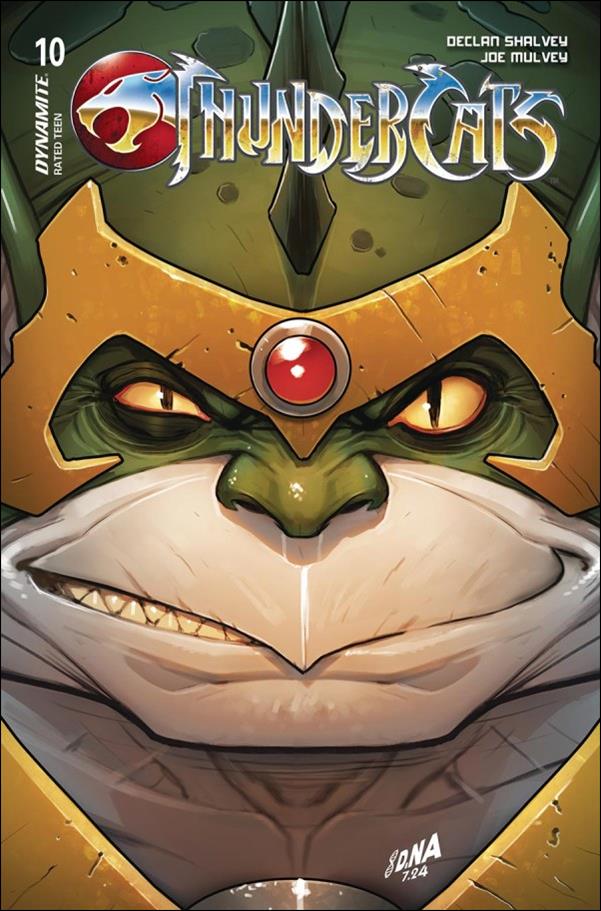 Thundercats (2024) issue 10-K David Nakayama Foil 1:10 Cardstock Cover