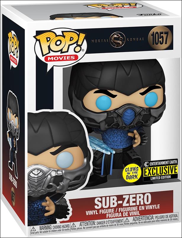 POP! Movies figure 1057-B Sub-Zero (GITD) Entertainment Earth